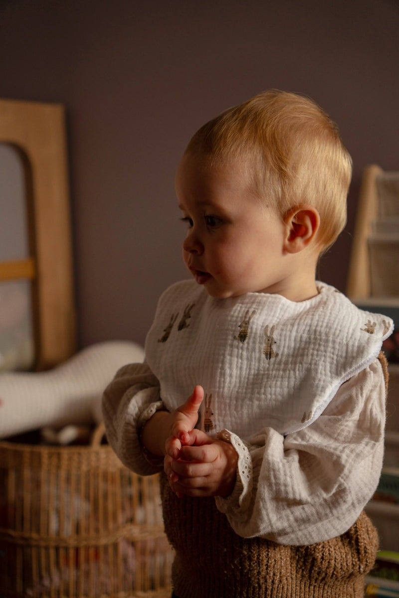 Bavoirs bébé - Lot de 4 bavoirs