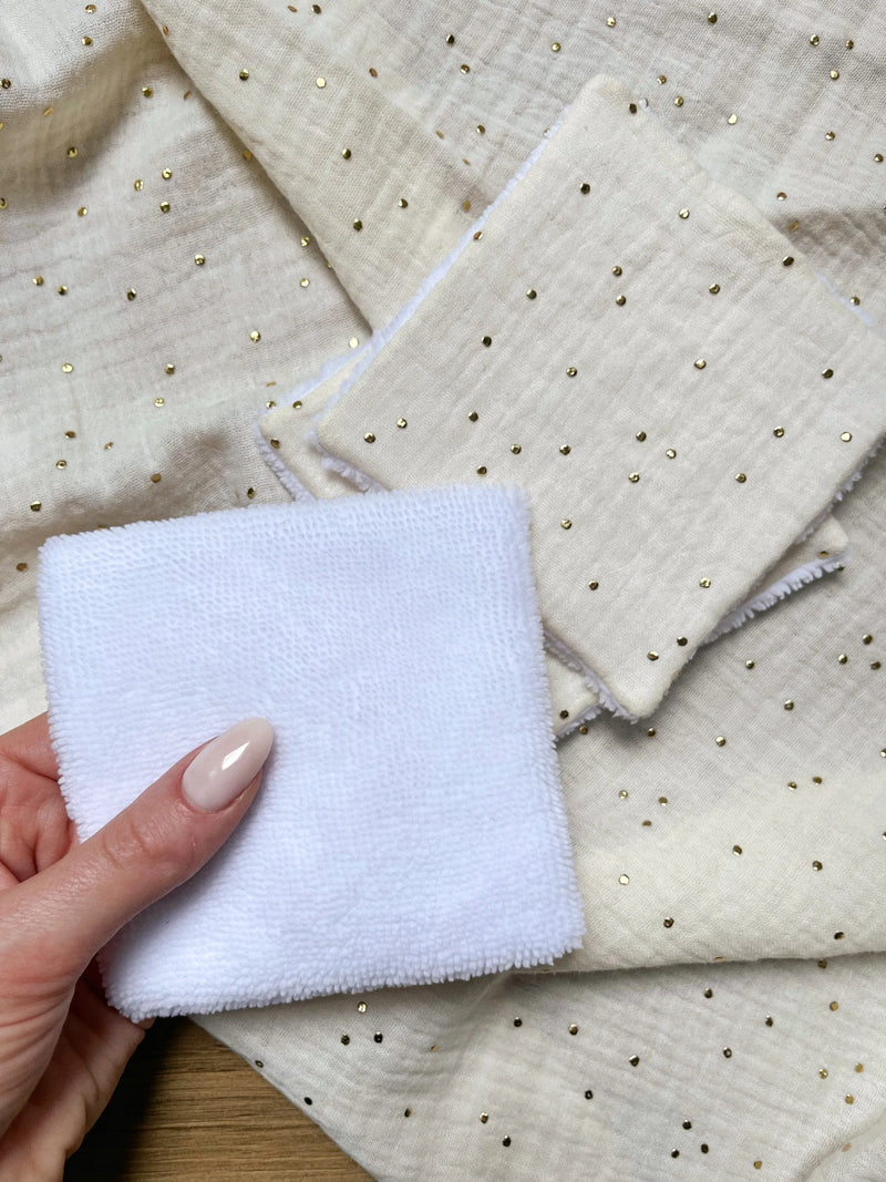 Lingettes lavables réutilisables