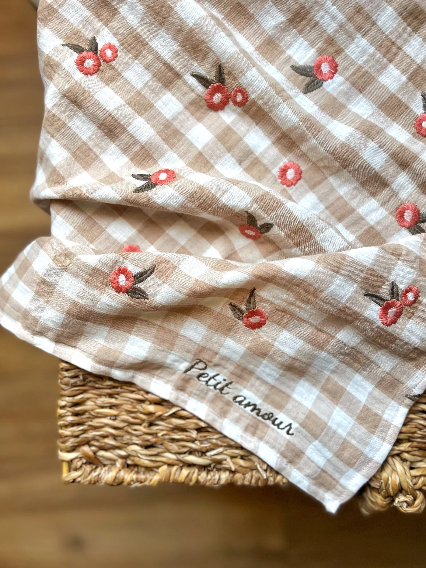 Langes bébé en double gaze de coton