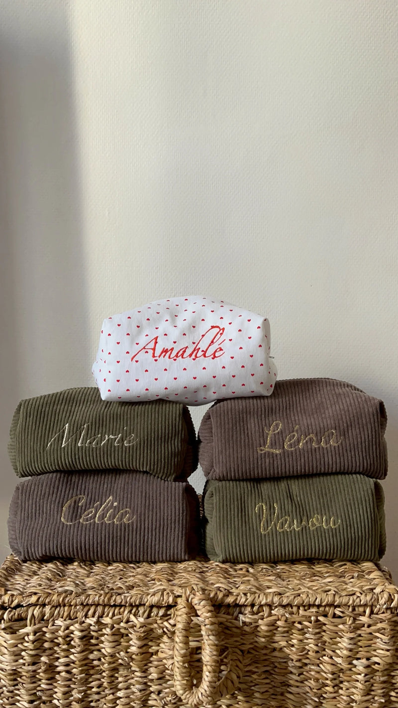 Trousse de toilette personnalisée