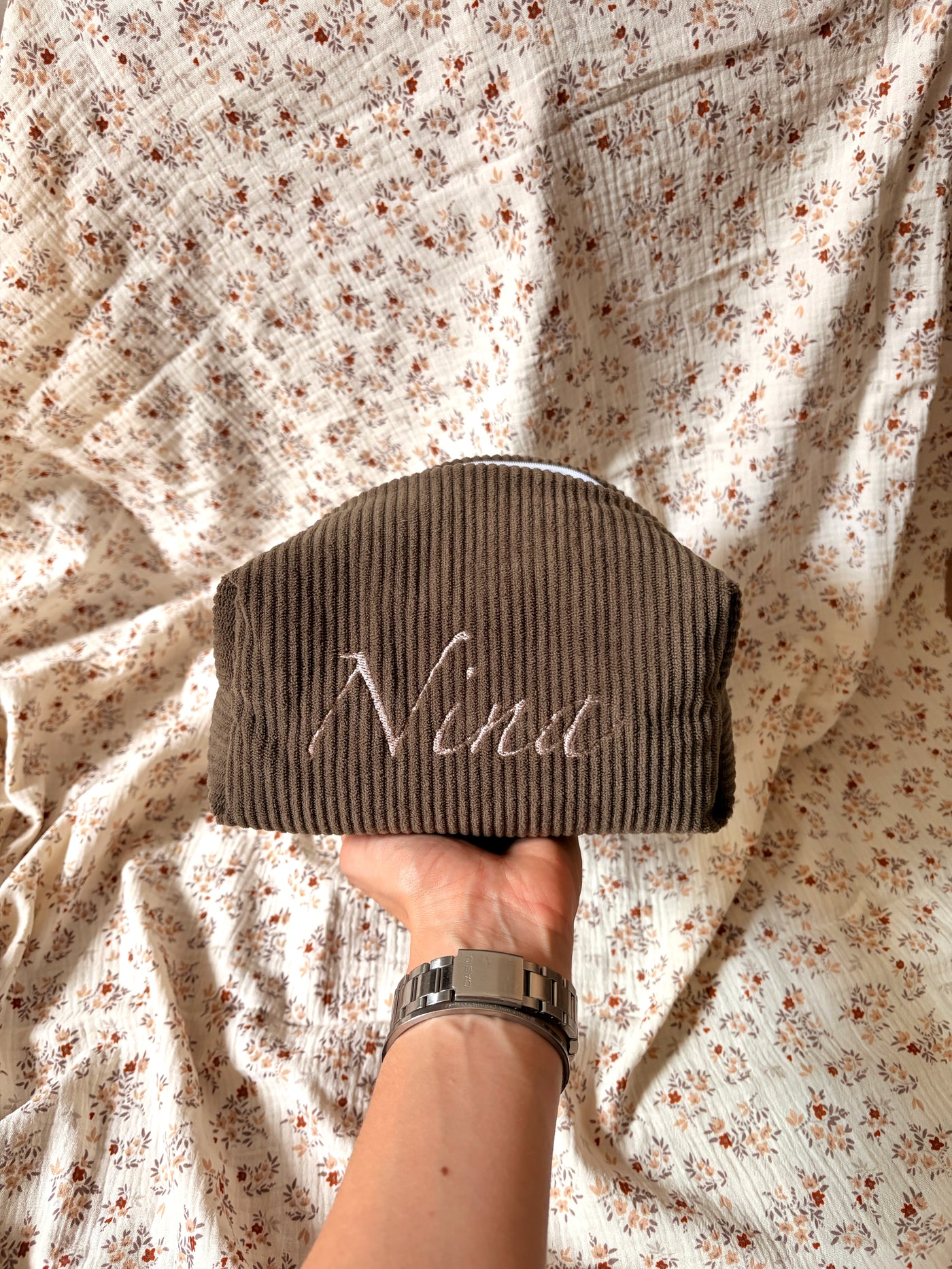 Trousse de toilette personnalisée