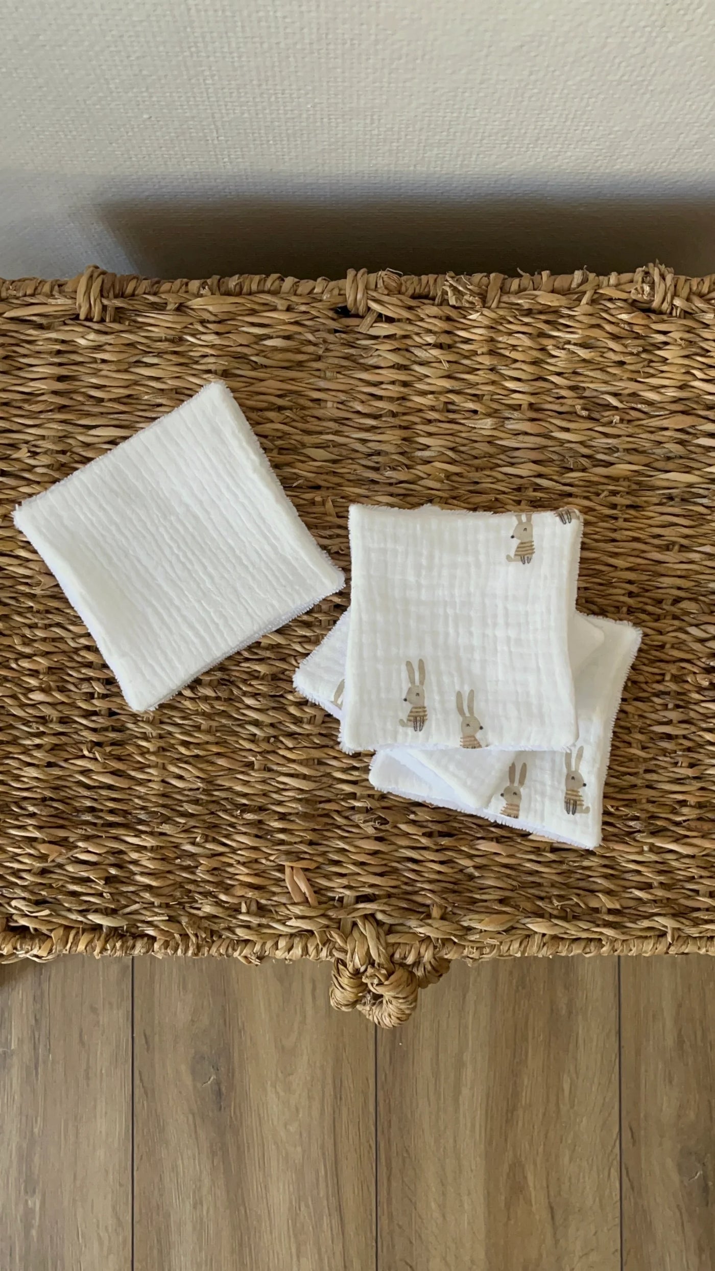 Lingettes lavables réutilisables