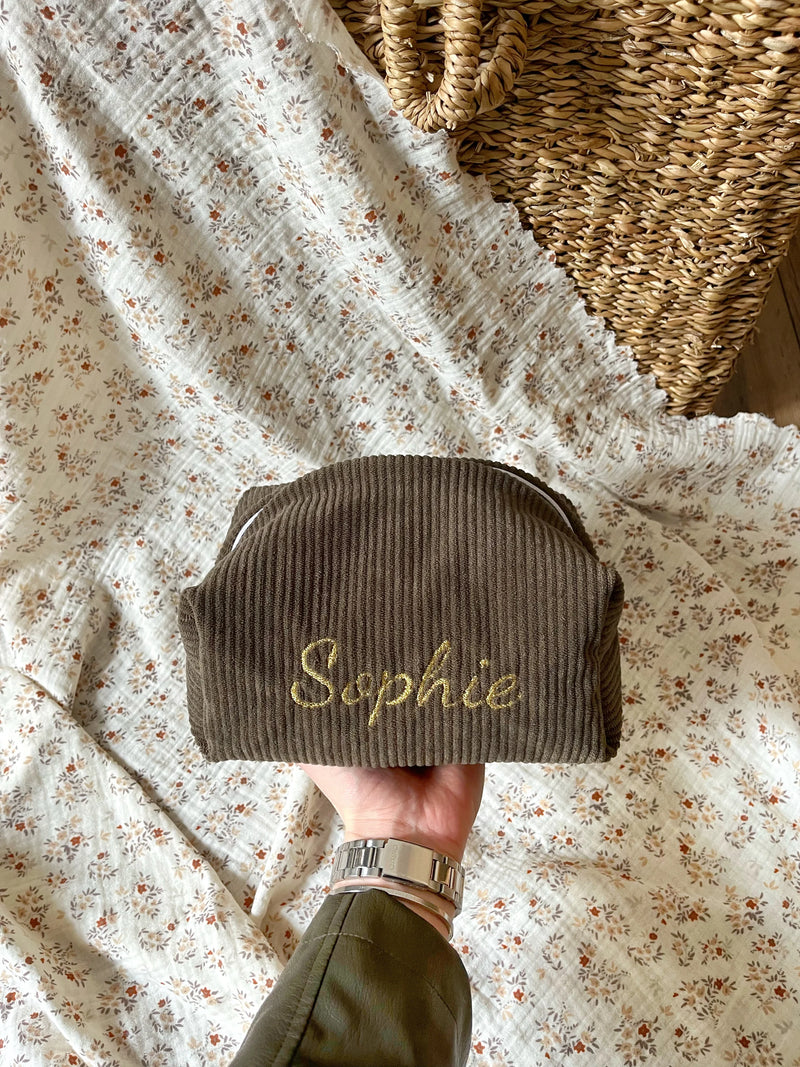 Trousse de toilette personnalisée