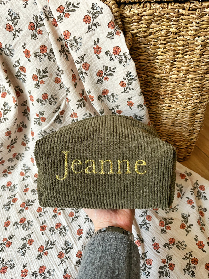Trousse de toilette personnalisée